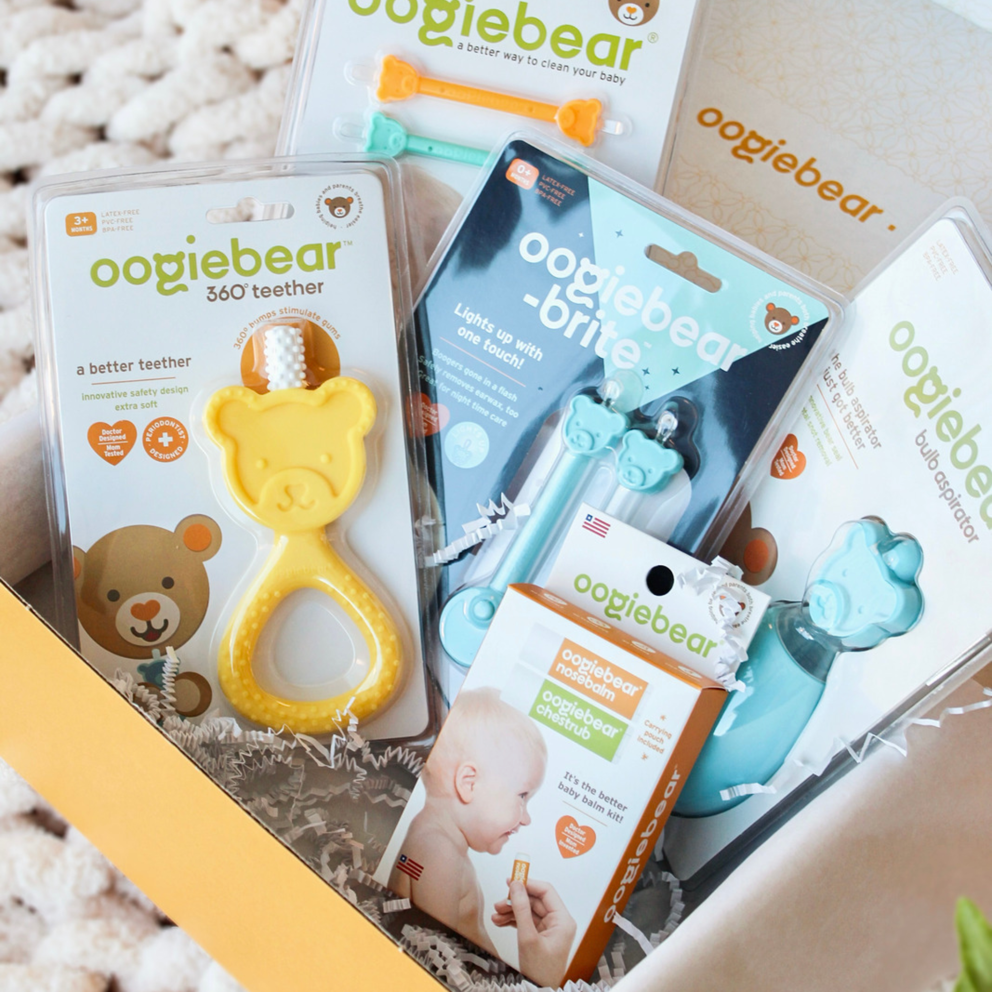 Oogiebear Bearpair - Baby Booger Picker + Aspirator