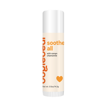 Oogiebear baby balm stick, beige tube with white cap