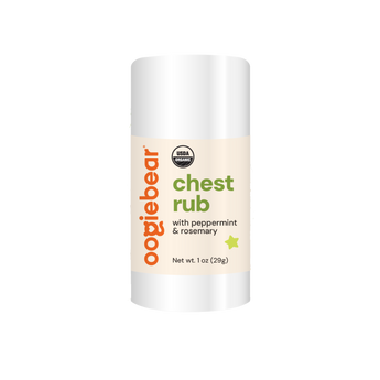 oogiebear chest rub — organic eucalyptus & peppermint balm (toddlers 30+ months)