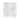 White plastic storage case shown open with a plain lid and molded compartments