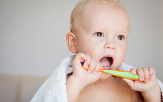 Baby's First Toothbrush - Baby Boy | oogiebear 