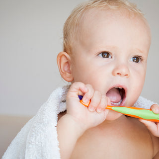 Baby's First Toothbrush - Baby Boy | oogiebear 