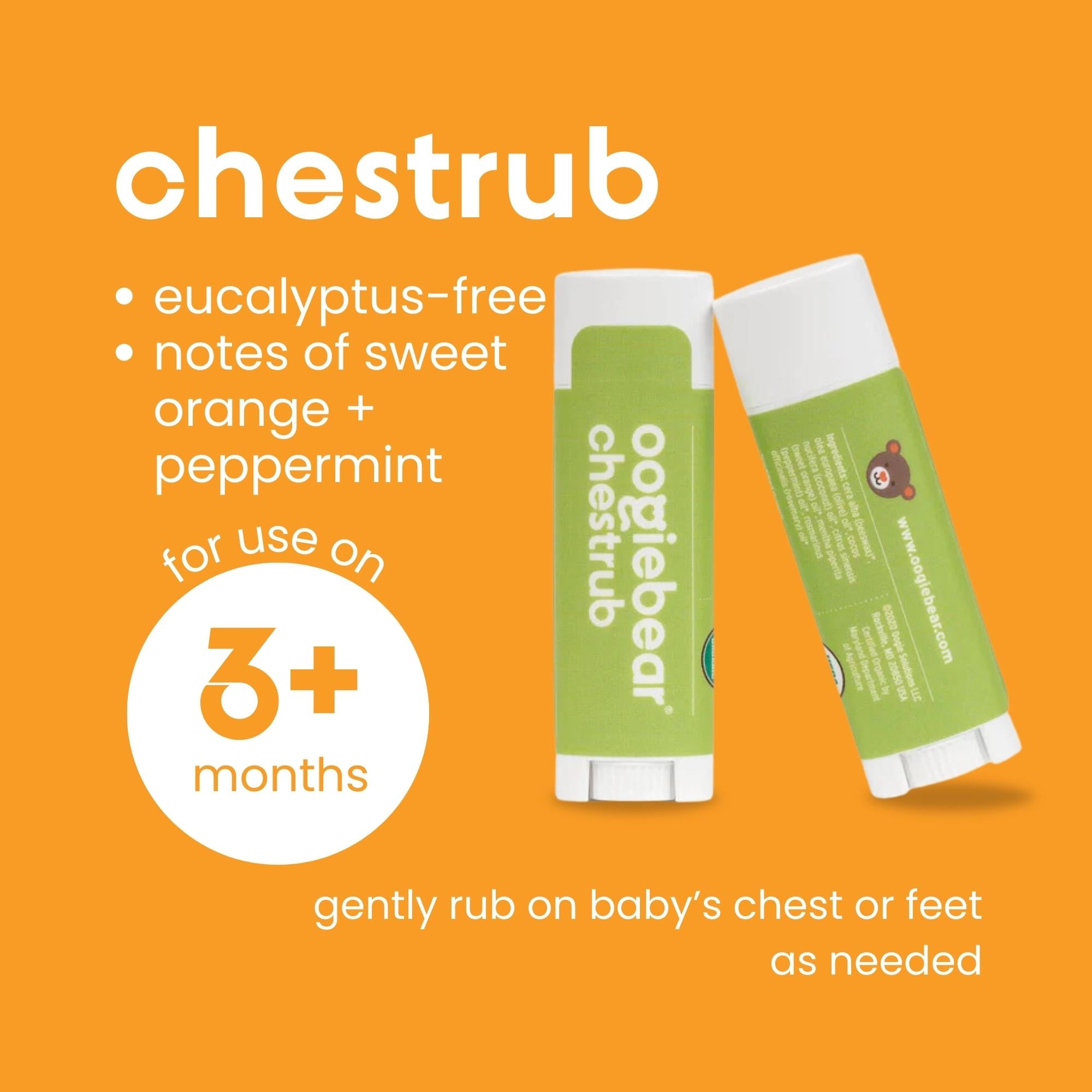 help with baby congestion and illness with chestrub